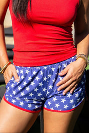 Go-Getter Shorts, Navy Stars