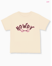 Howdy on Beige Relaxed Fit Tee