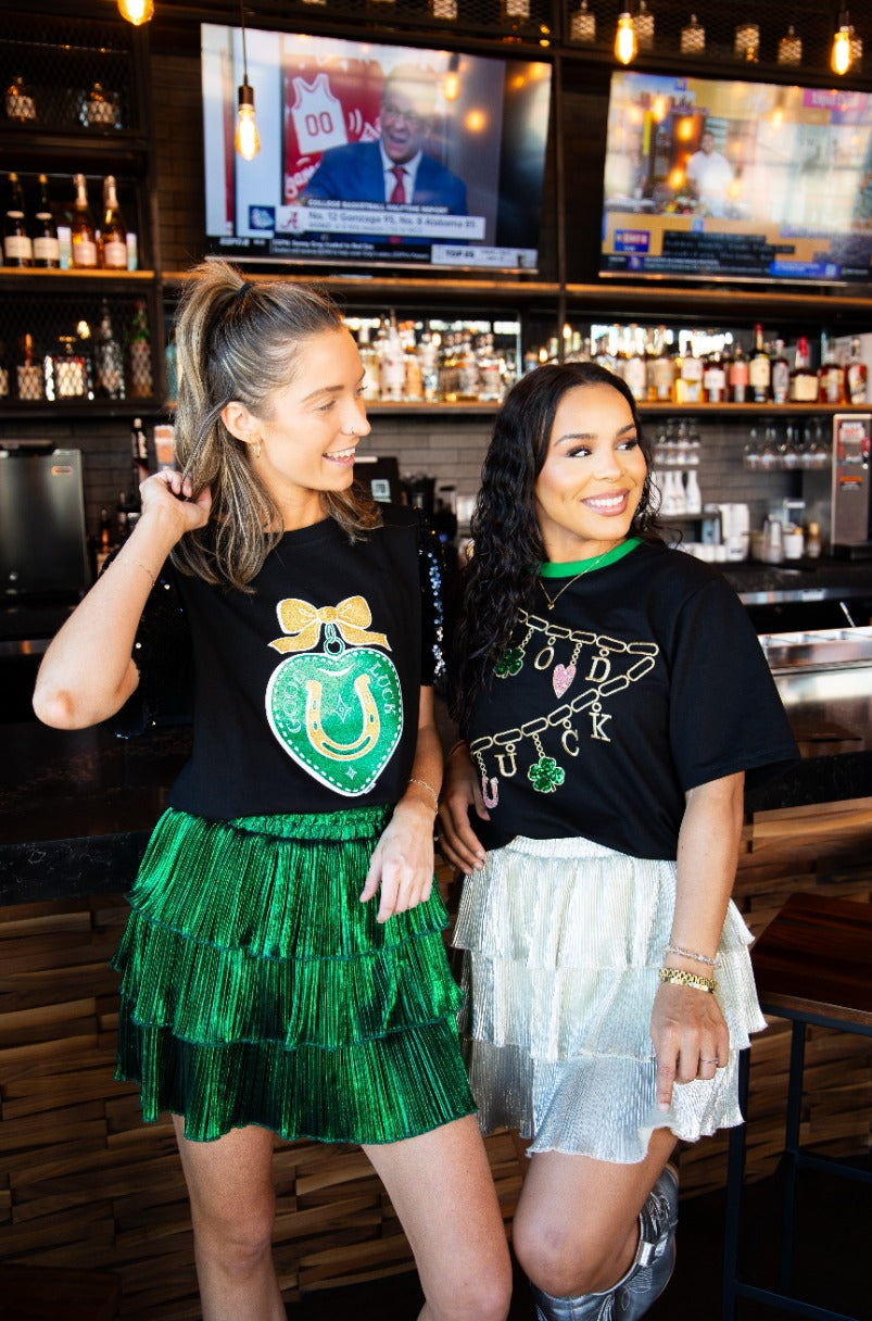 Good Luck Charms on Black Top