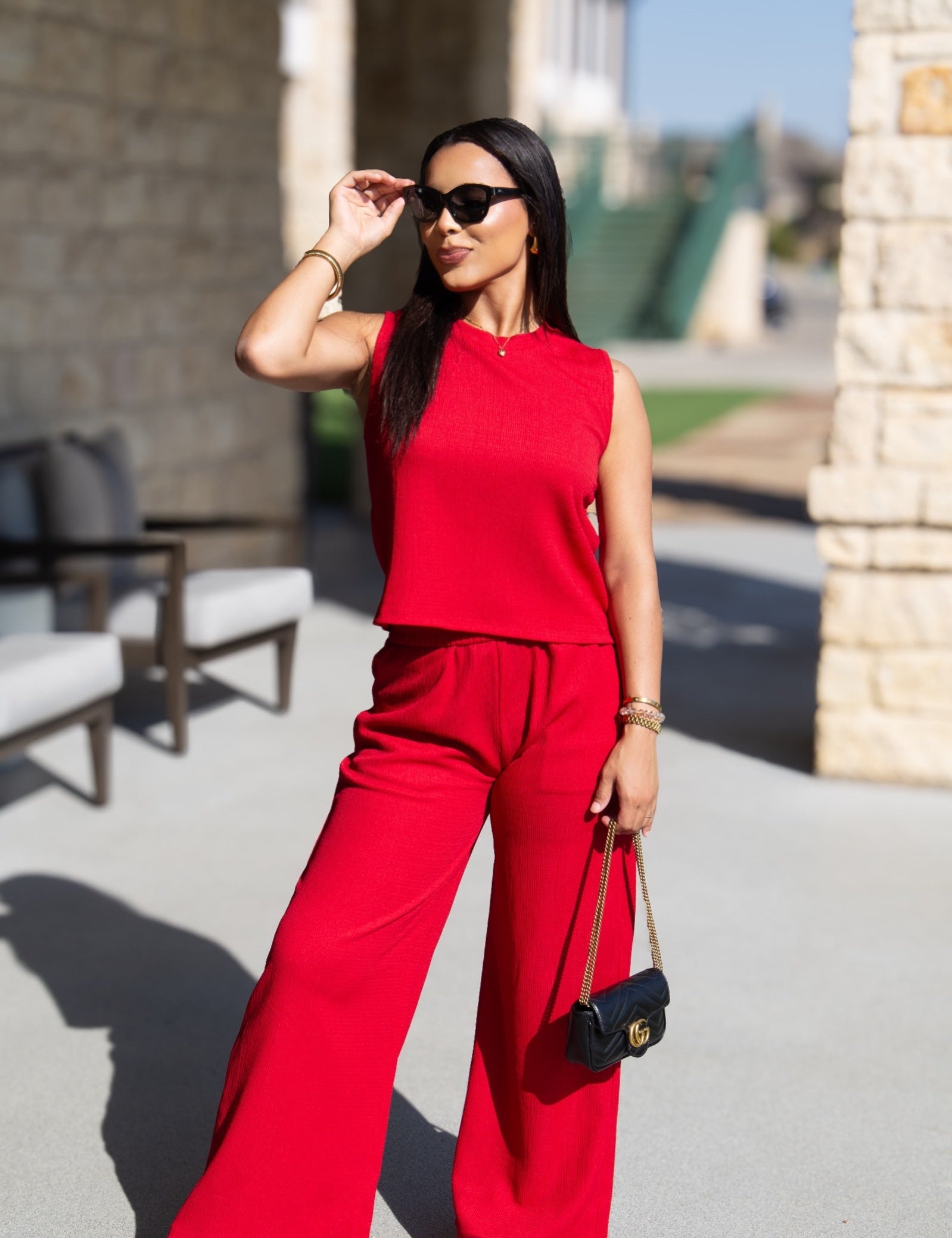 The Earhart Pants, Red