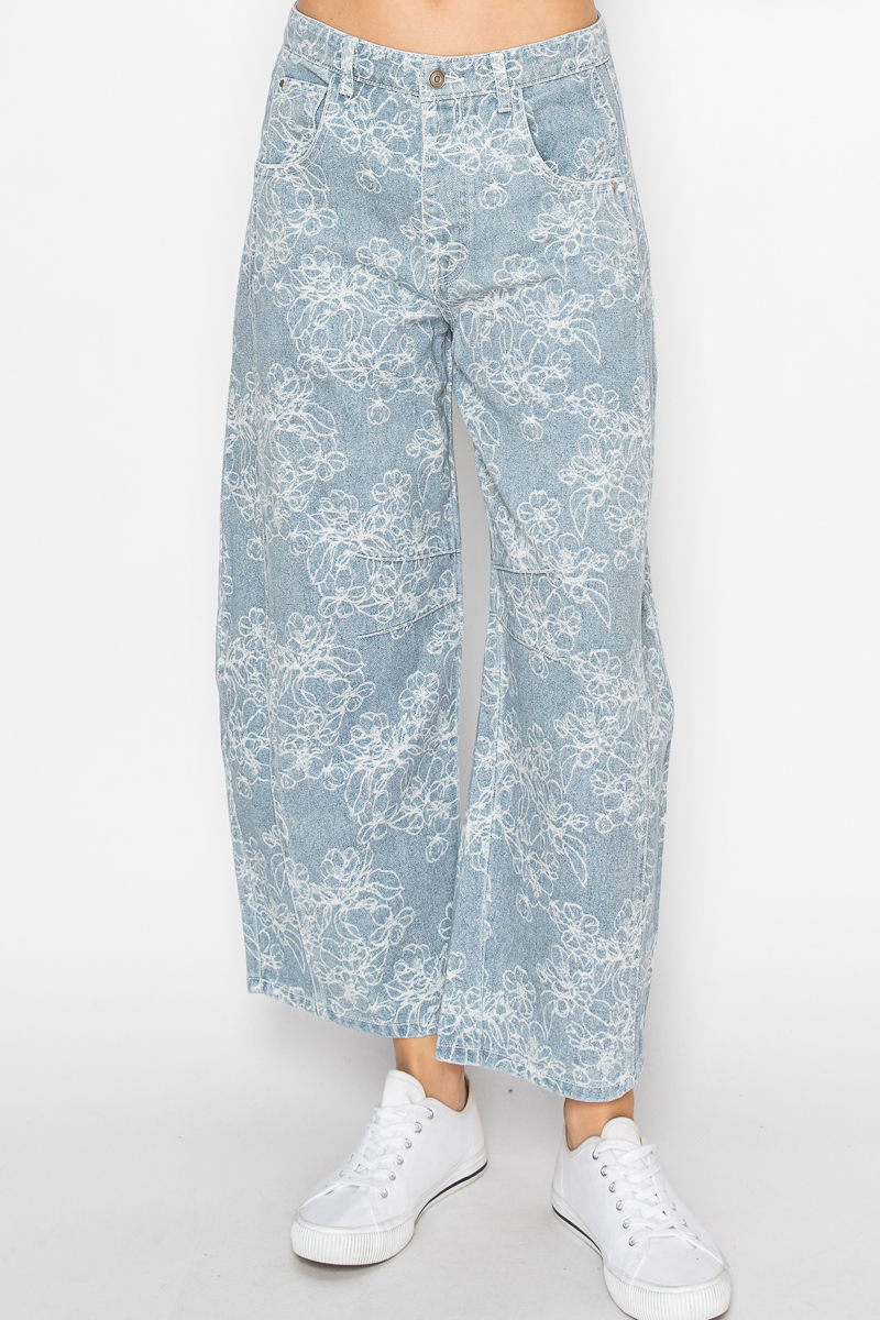 Stitch And Co Denim and Floral Jeans