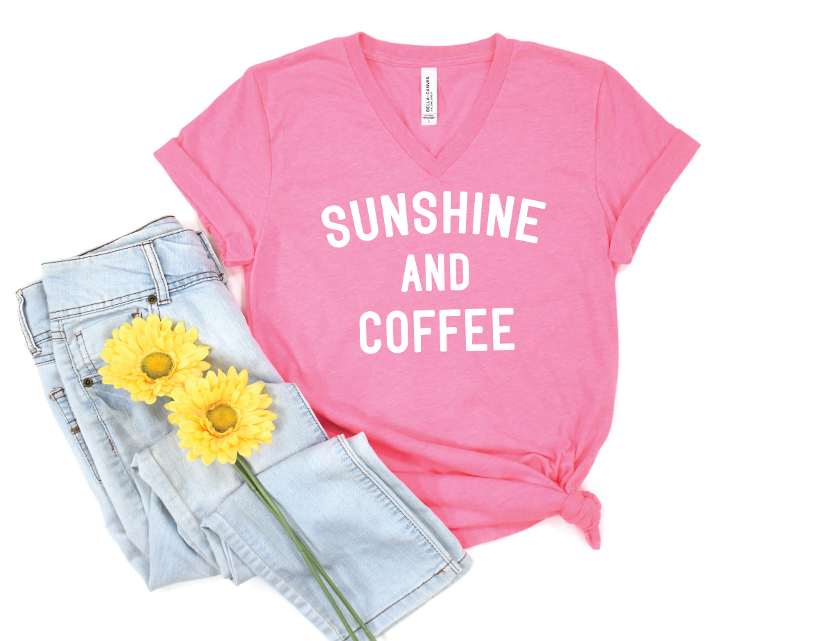 Sunshine and Coffee Graphic Tee