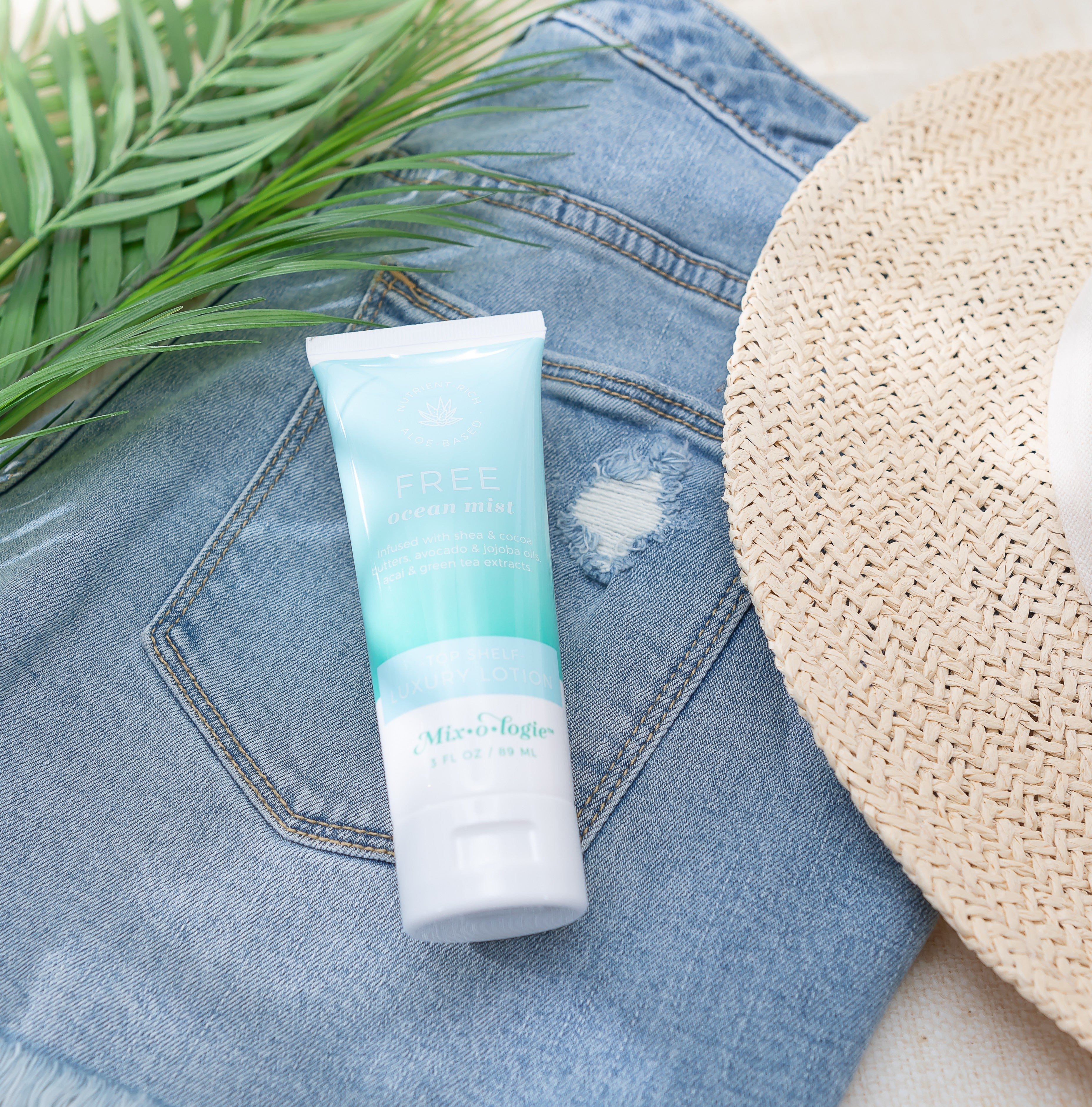 Free (Ocean Mist) | Top Shelf Lotion (3 Fl. Oz)