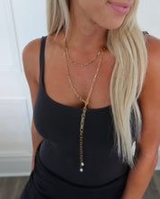 PEARL LOOP NECKLACE