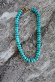 TURQUOISE CHUNKY NECKLACE