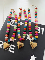 COLORFUL HEART NECKLACE