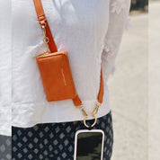 Clip & Go Strap w/Pouch Brushed Vegan Leather