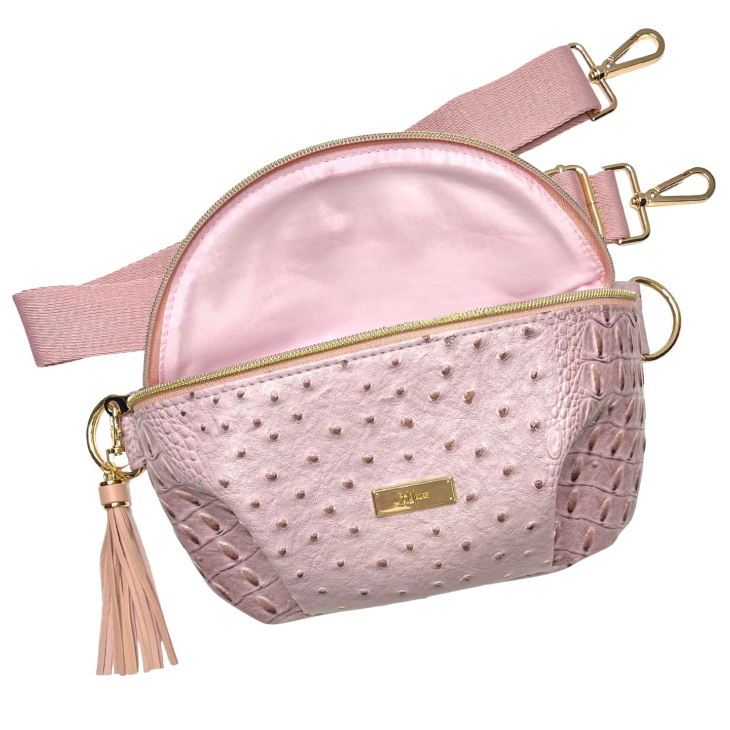 MJ Luxe Sidekick Bag Dune Dusty Blush By makeup junkie bags