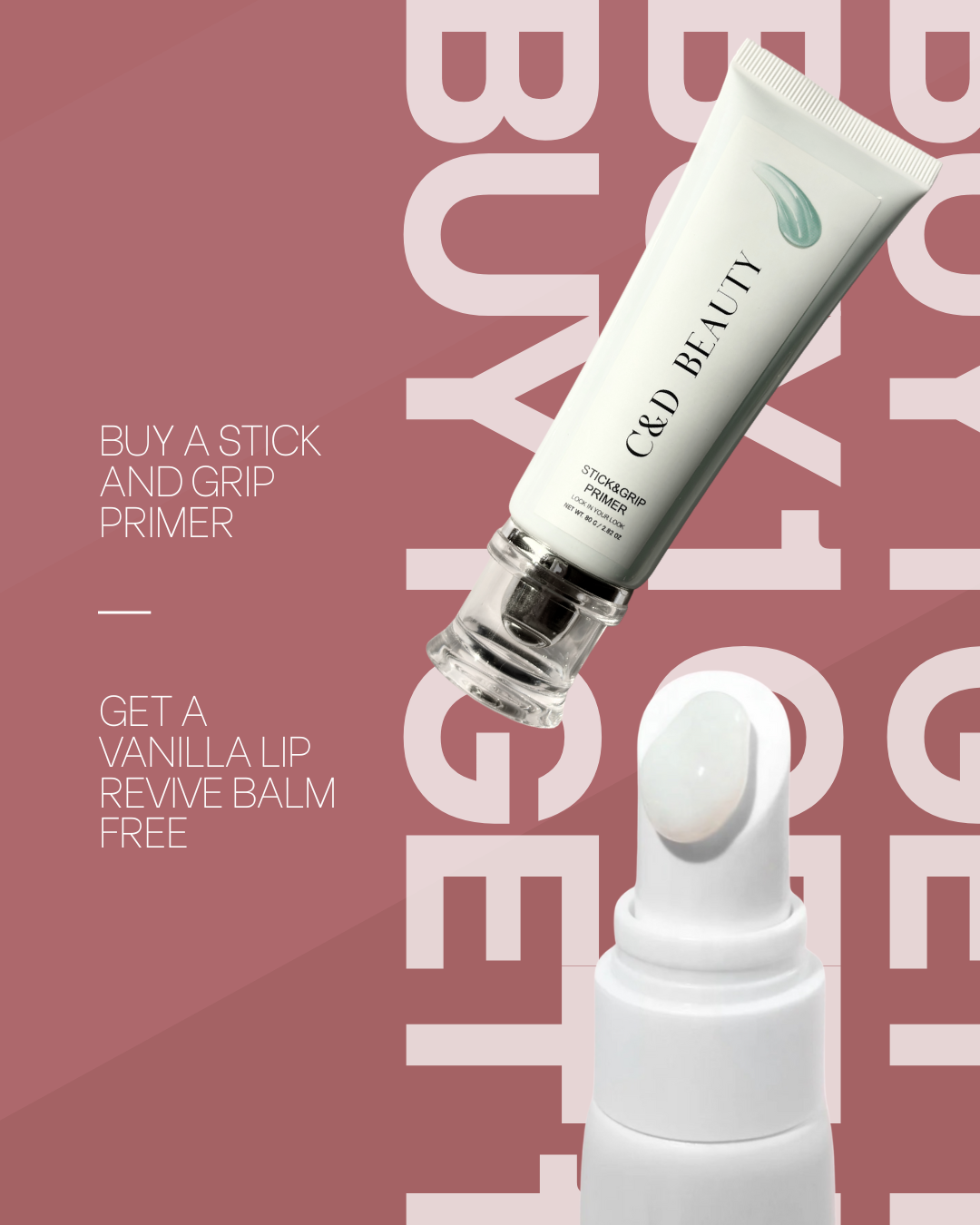 BOGO Stick & Grip REE Vanilla Lip Revive Balm