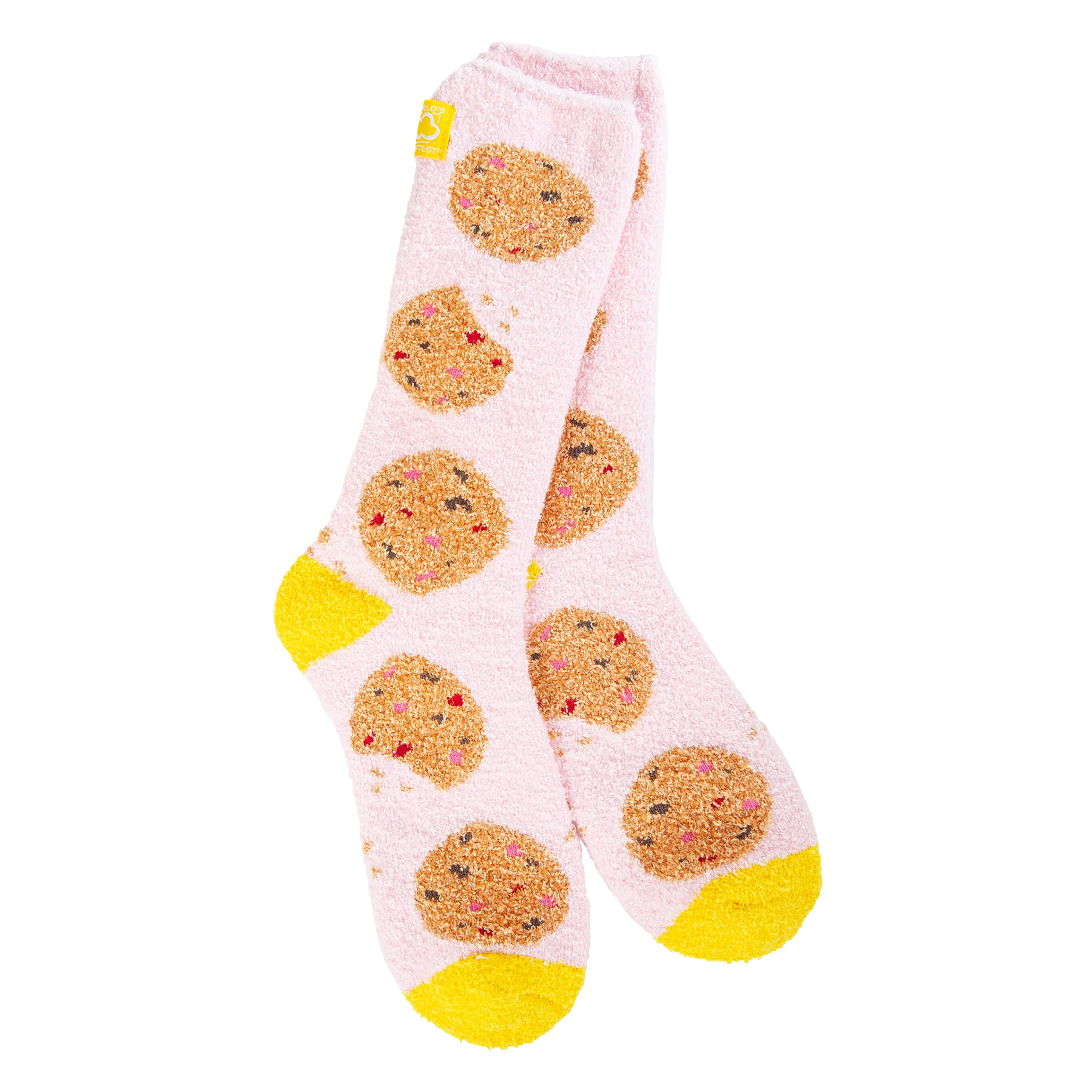 Pink cookies Crescent Socks Comfy Socks