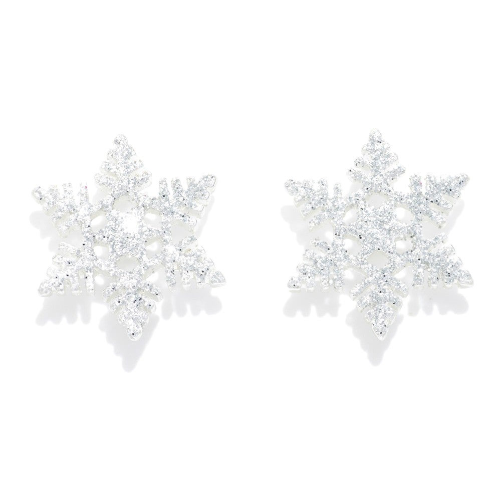 Silver Diva Sparkle Earrings