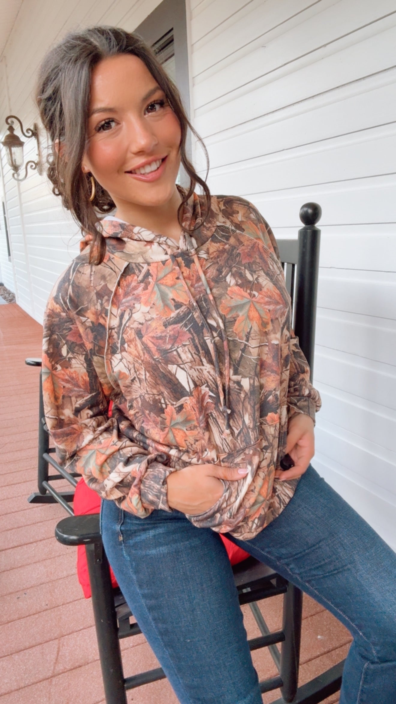 Soft Lightweight Camo Hoodie