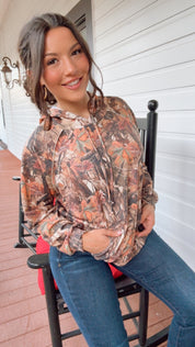 Soft Lightweight Camo Hoodie