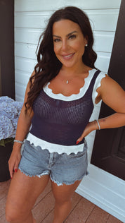 Distressed Hem Medium Wash Denim Shorts-DEAL OF THE DAY !!