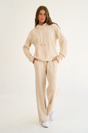 The Greii Chic Ivory Knit Joggers