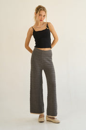 The Greii Grey Knit Pants 30a