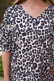 All Day Biker Set- Side Hustle Leopard