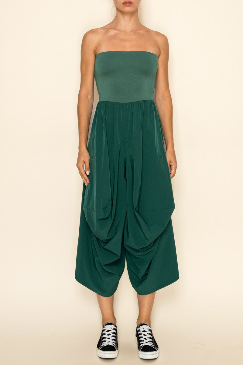 Chic 2-way Convertible Strapless Jumpsuit