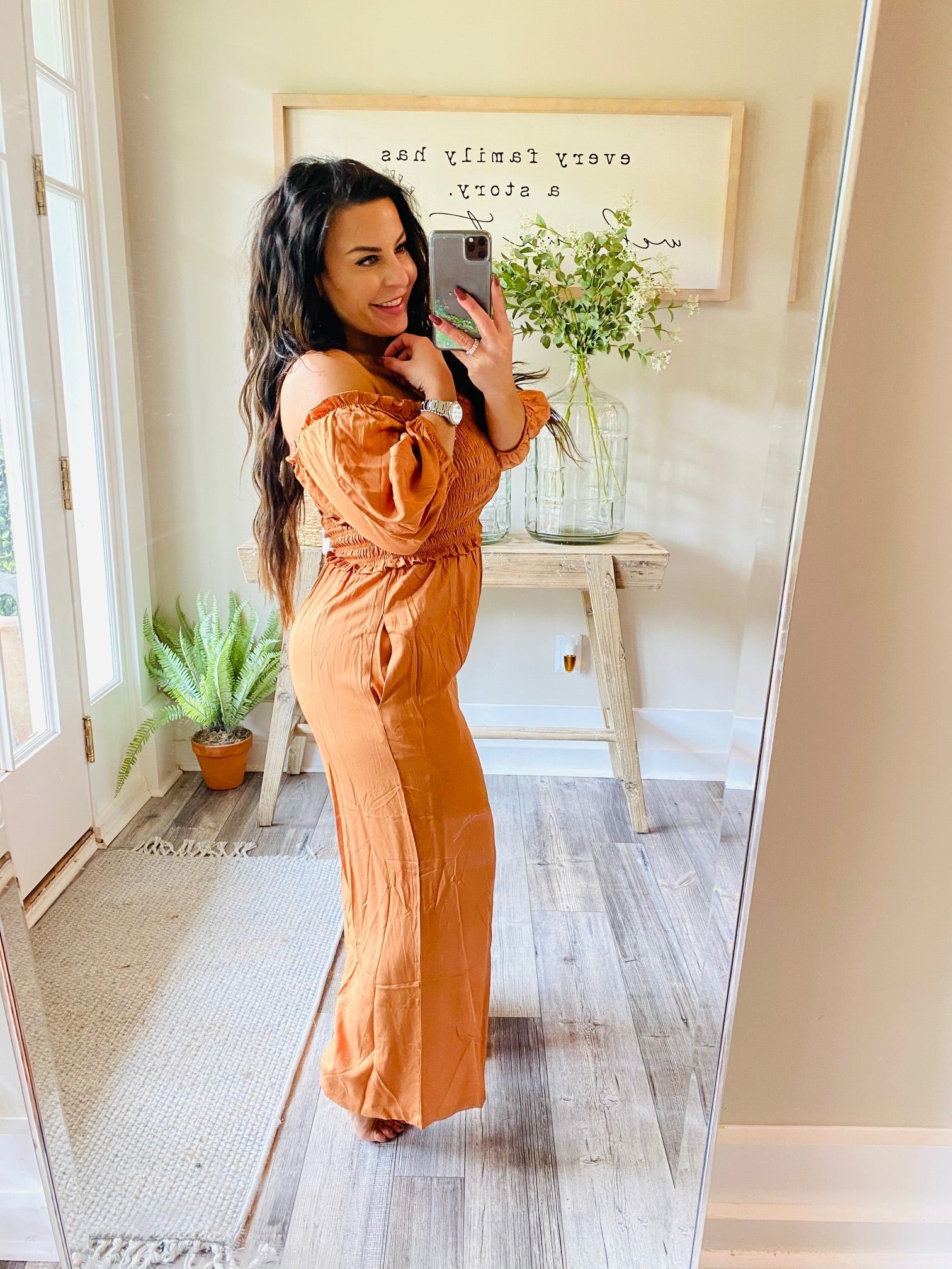 Light Brown Loose Fit Romper