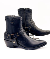 Smithy Suede Ankle Boot in Black