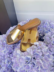 Gold Inspired Open Sandals