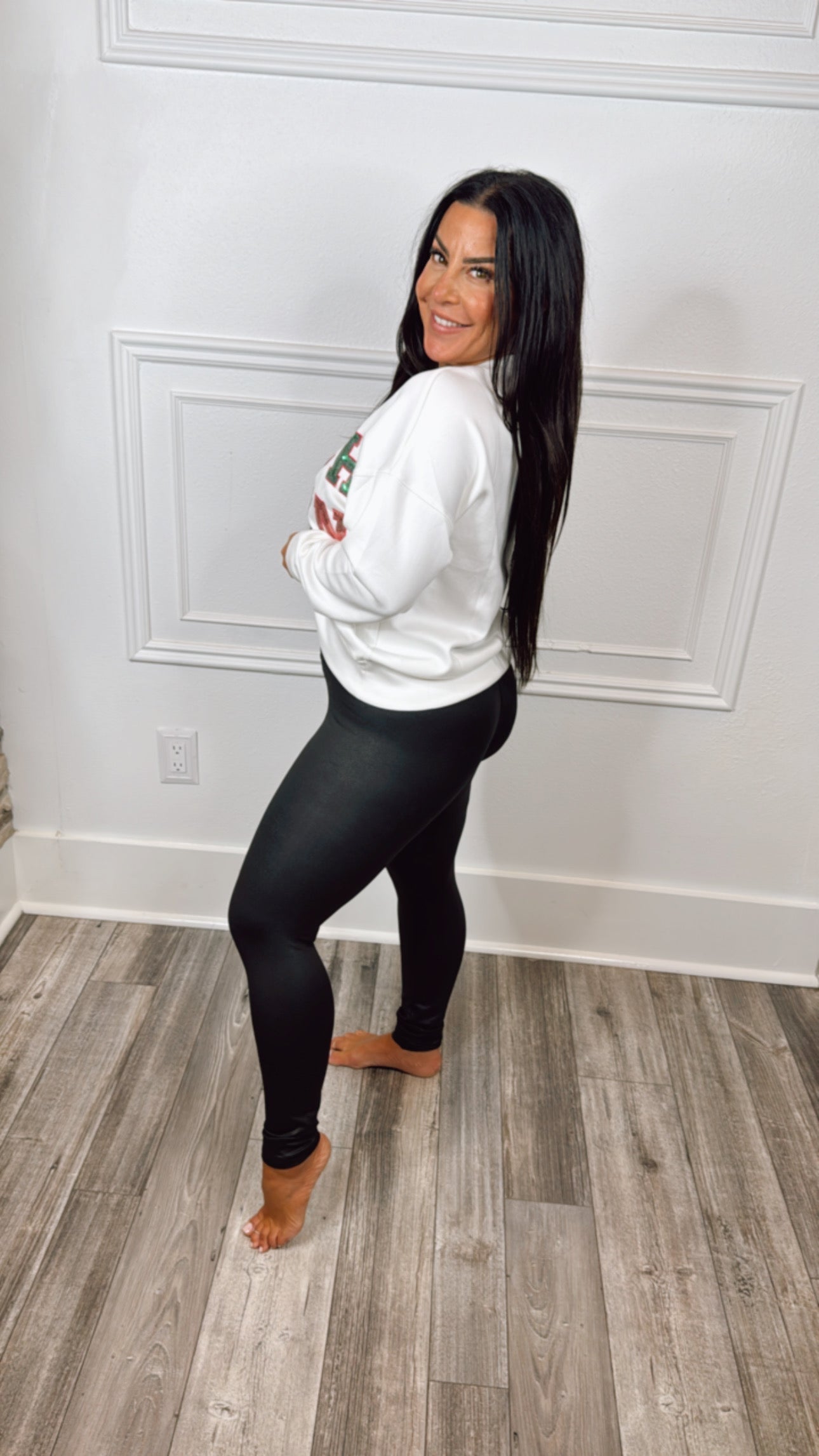 Heaven Soft Touchdown Multicolor Crewneck