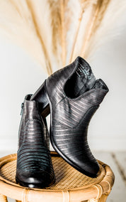 Blurred Lines Ankle Boot in Black