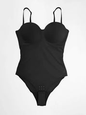 Black Push UP Half Cup Bodyshaping Suit