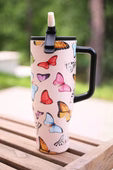 Jess Lea  Butterfly Sleek Tumbler