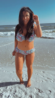 DTW Exclusive Multi Color Floral Bikini Bottom