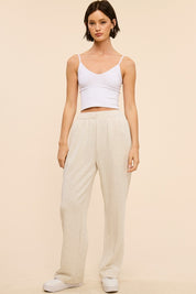 Natural Ultra Soft Wide leg Joggers