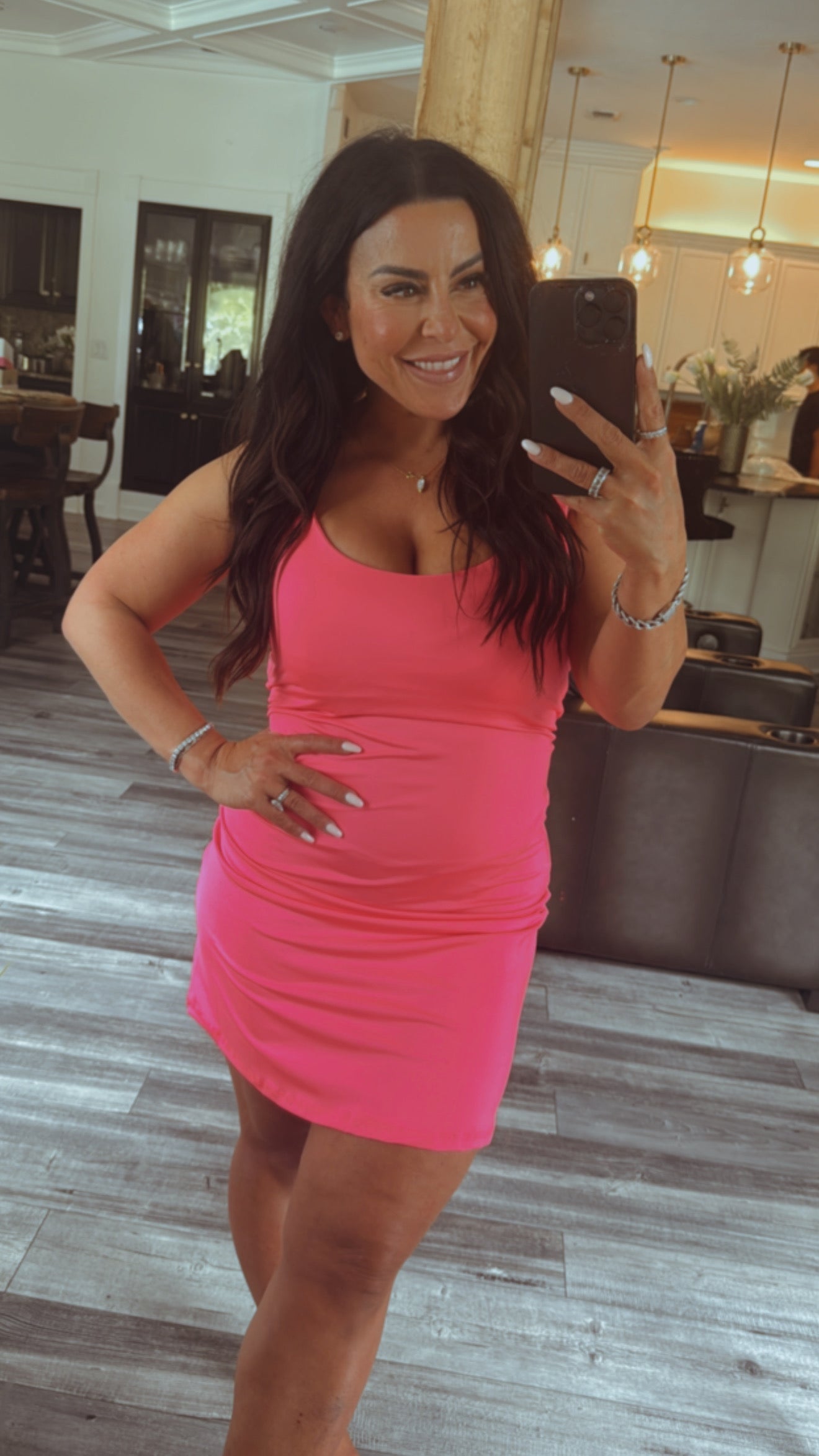 Neon Pink Tennis Dress