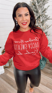 Christmas Movies and Baggy Sweater Kinda Day Crewneck