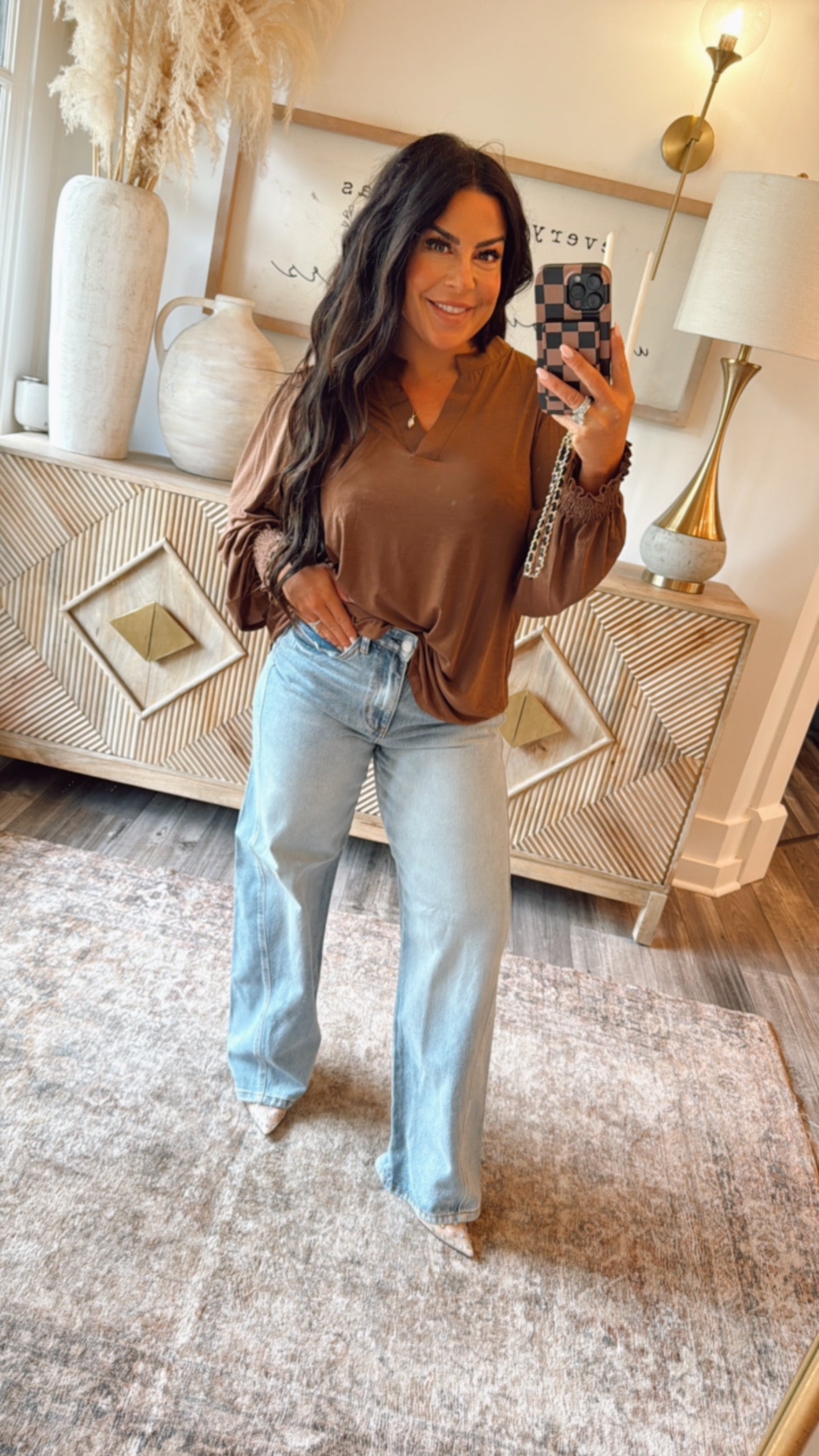 Judy Blue High Waist Twisted Side Seam Rigid Front Stretch Back