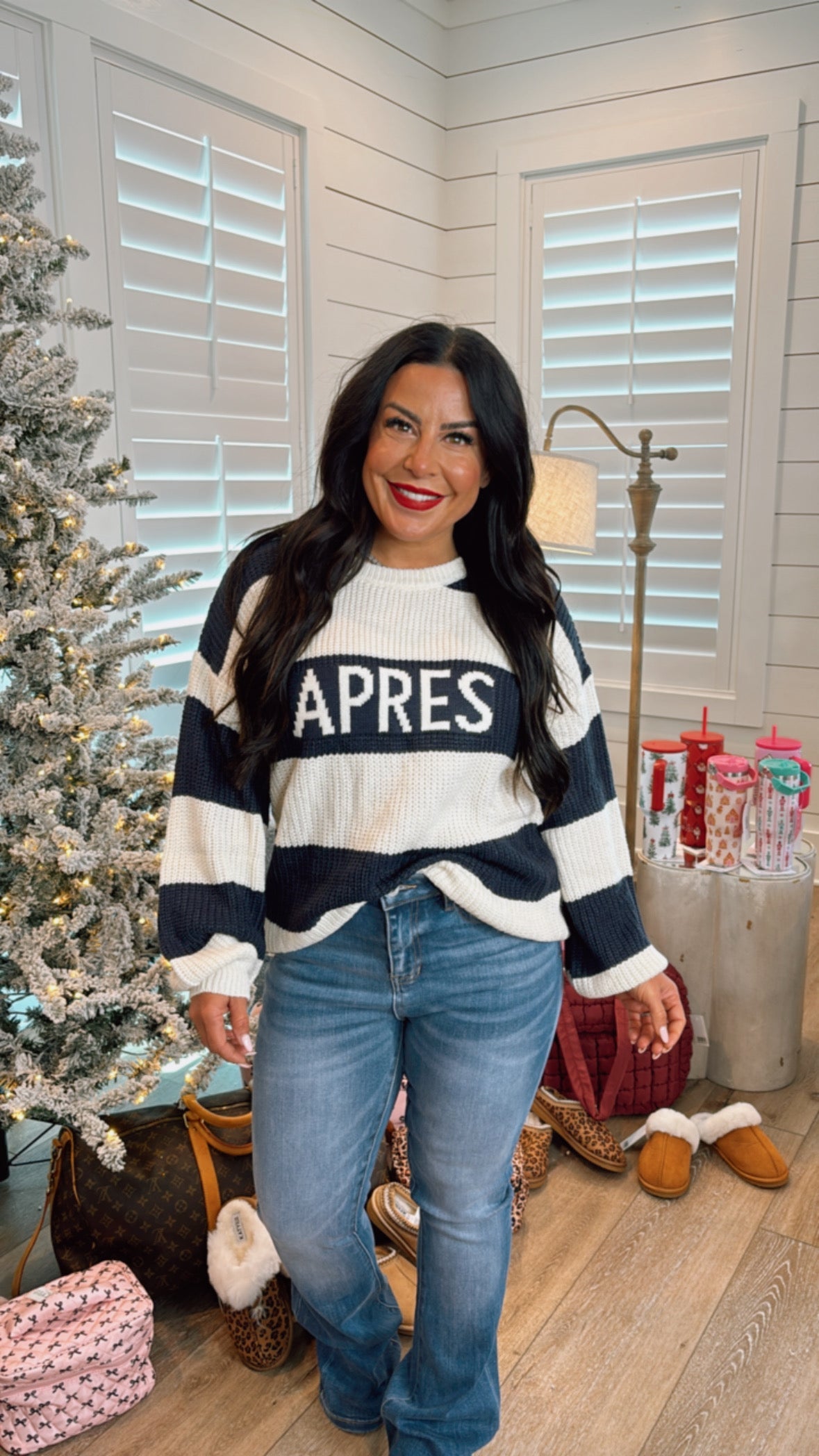 Mica Denim HIGH RISE DISTRESSED  RELAXED FLARE