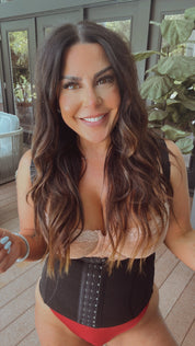 Sassy Black Corset Lace Shapewear