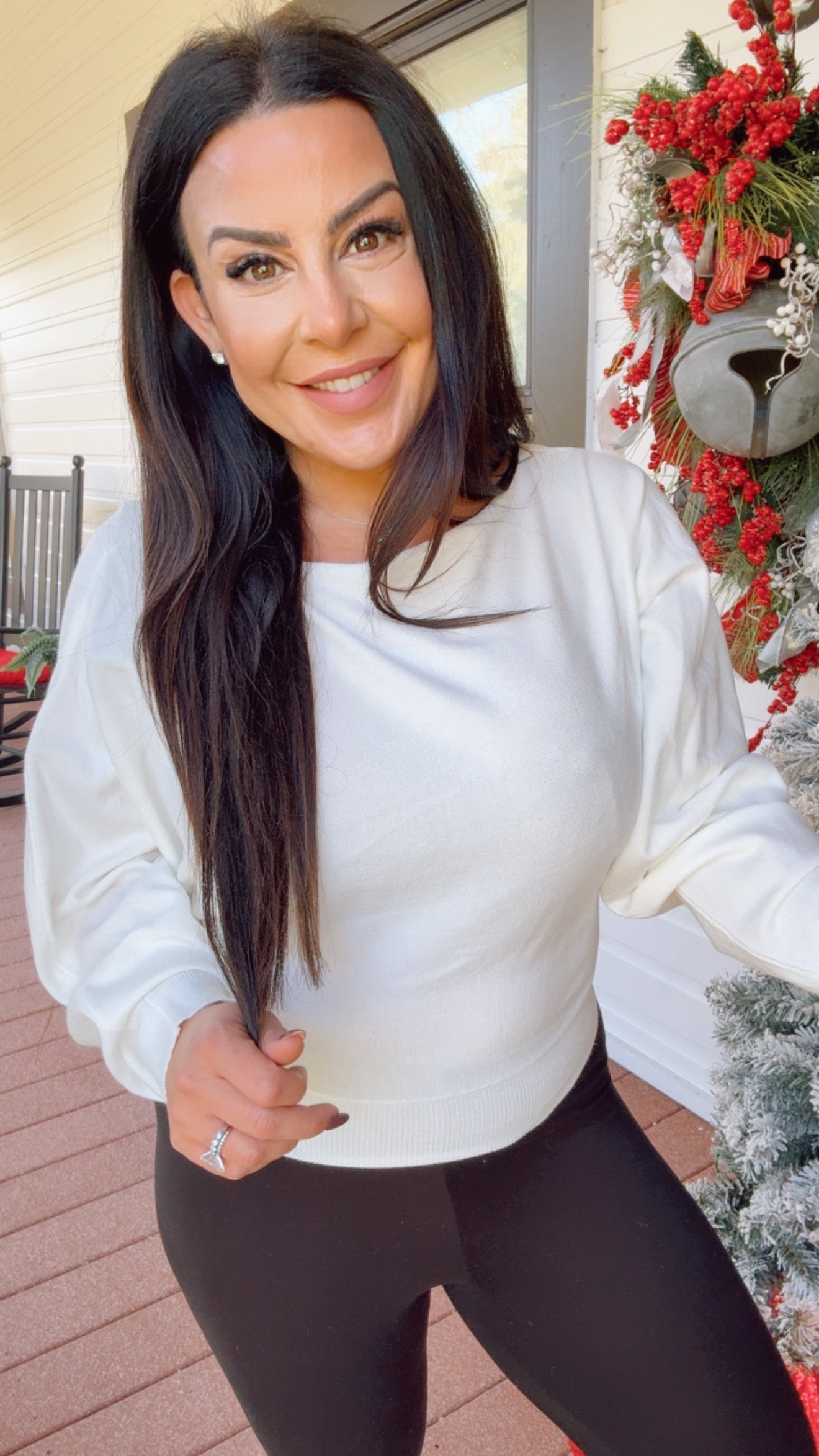 White Ultra Soft Boat Neck Top