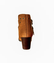 Elsa Leather Ankle Boot in Tan