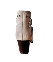 Elsa Leather Ankle Boot in Taupe
