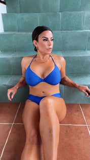 Jeaneane's Custom Navy Bathing Suit Top