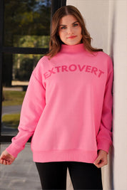 Extrovert Mock Neck Pullover