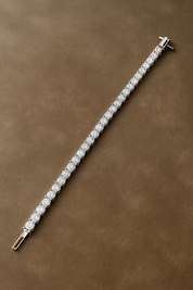 Bella Neane White Gold Tennis Bracelet  3MM