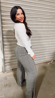 Long Sleeve Button Up Polka Dot POL Top 30A