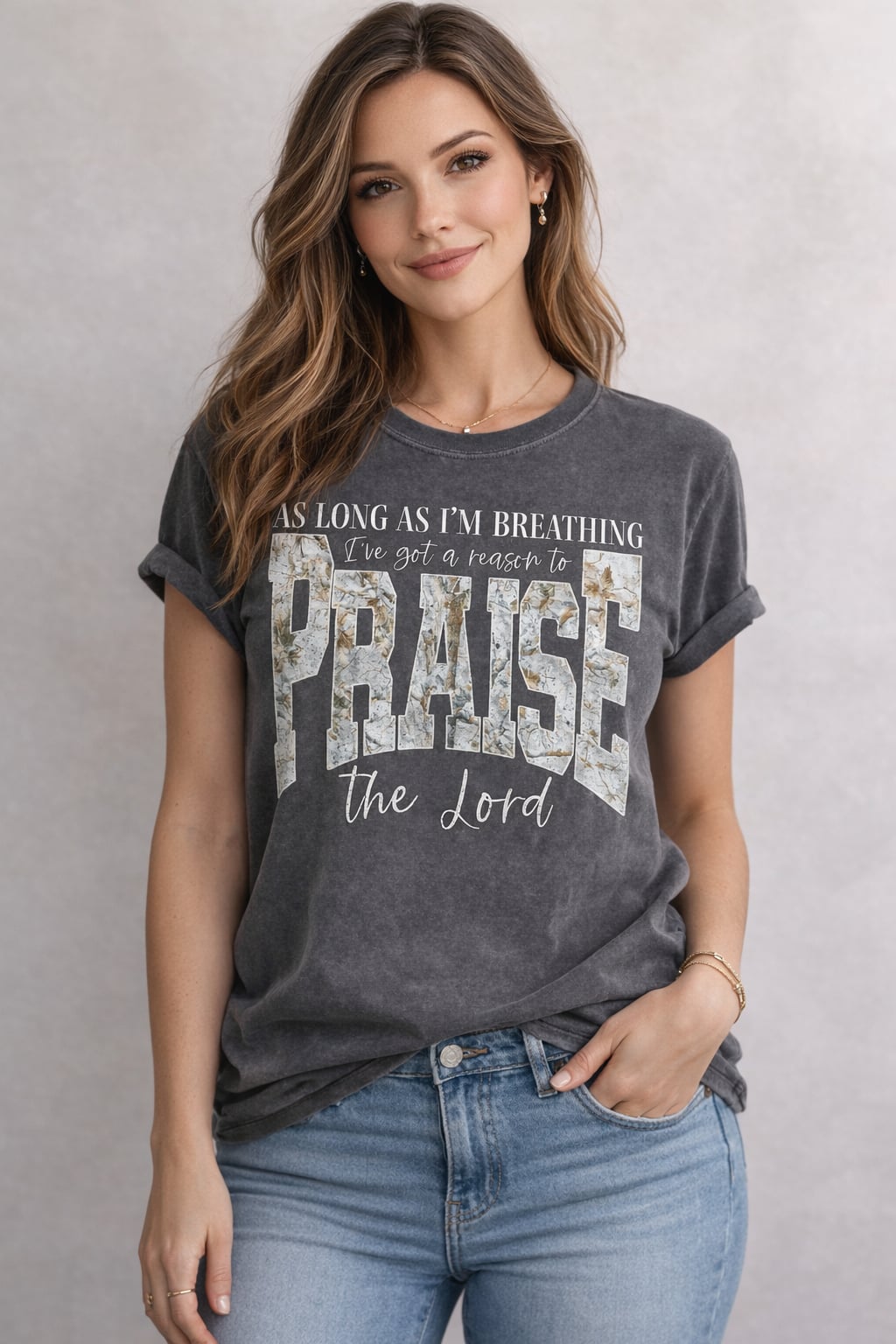 As long as I am breathing Graphic Tee
