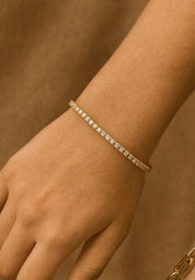 Bella Neane Gold Tennis Bracelet  3mm