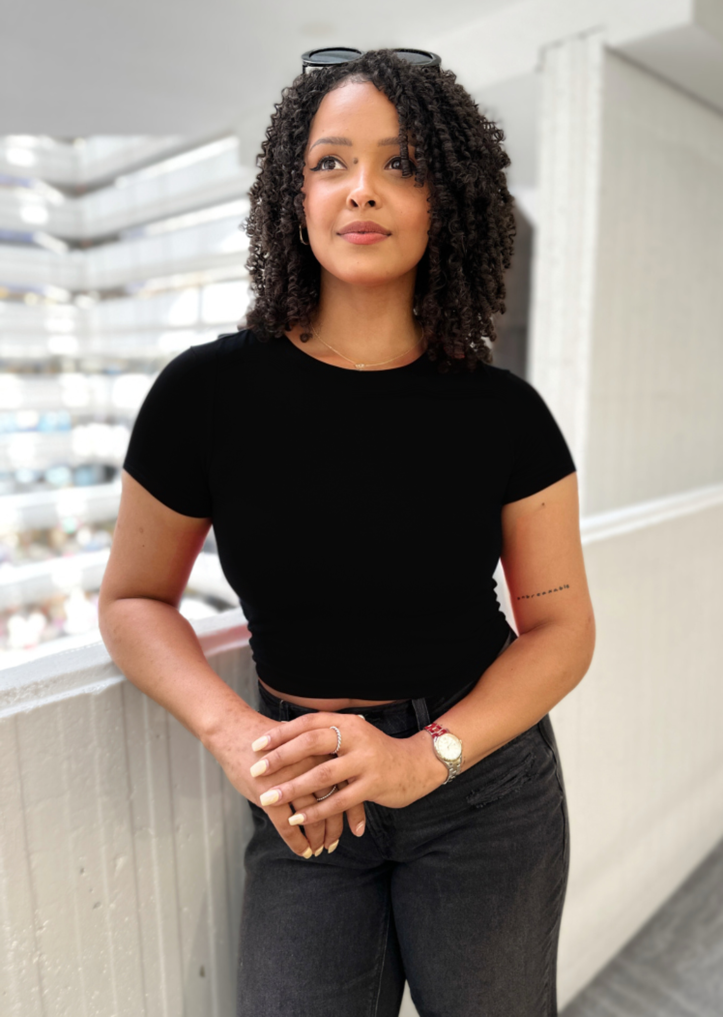 Short Sleeve Waist Length Top (DW)