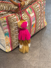 Large Tote Bag with Pom