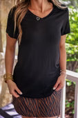 Jess Lea  Luxe Black Everyday Top