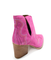 Journee Ankle Boots in Magenta
