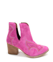 Journee Ankle Boots in Magenta